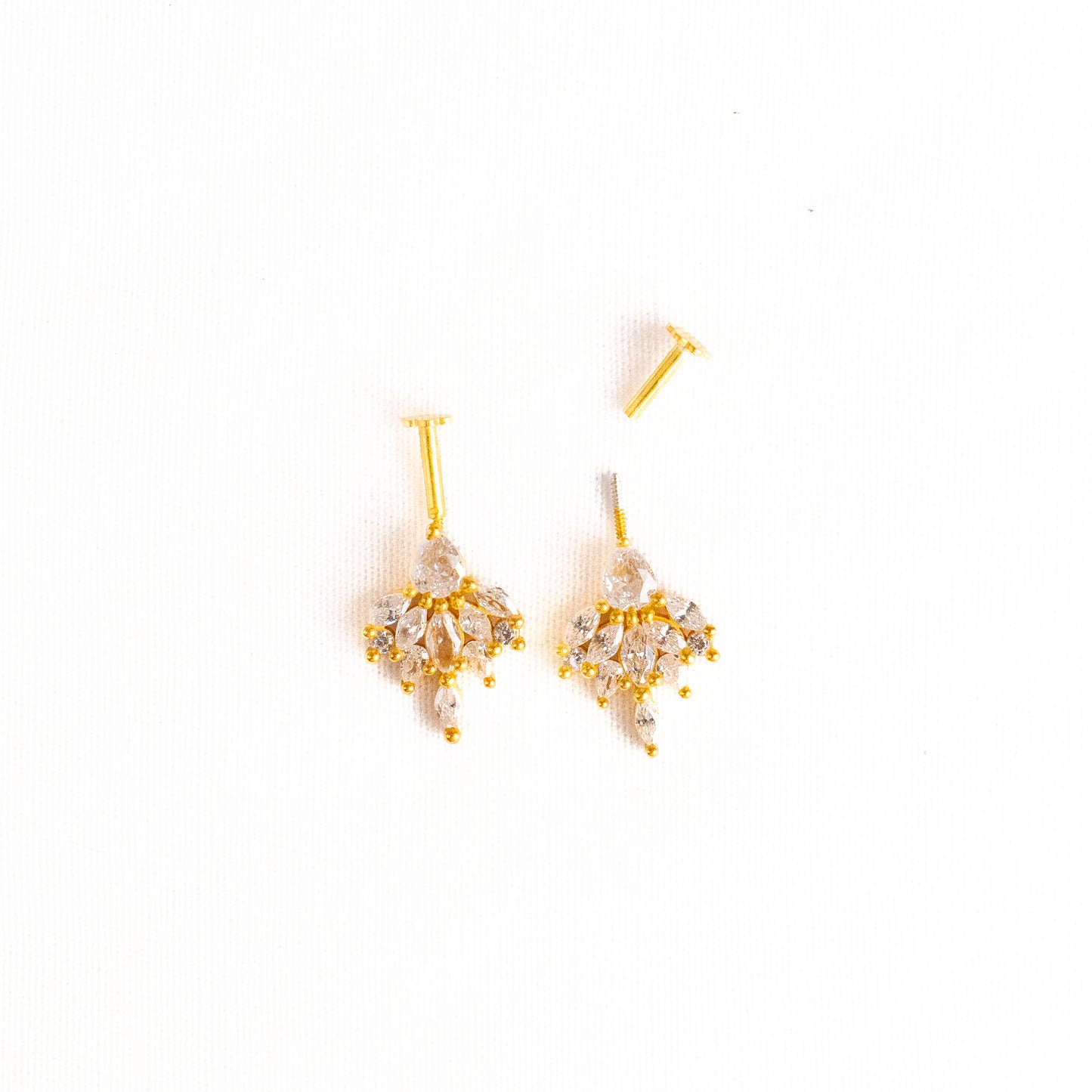 Rooh Silver Bugadi Earrings