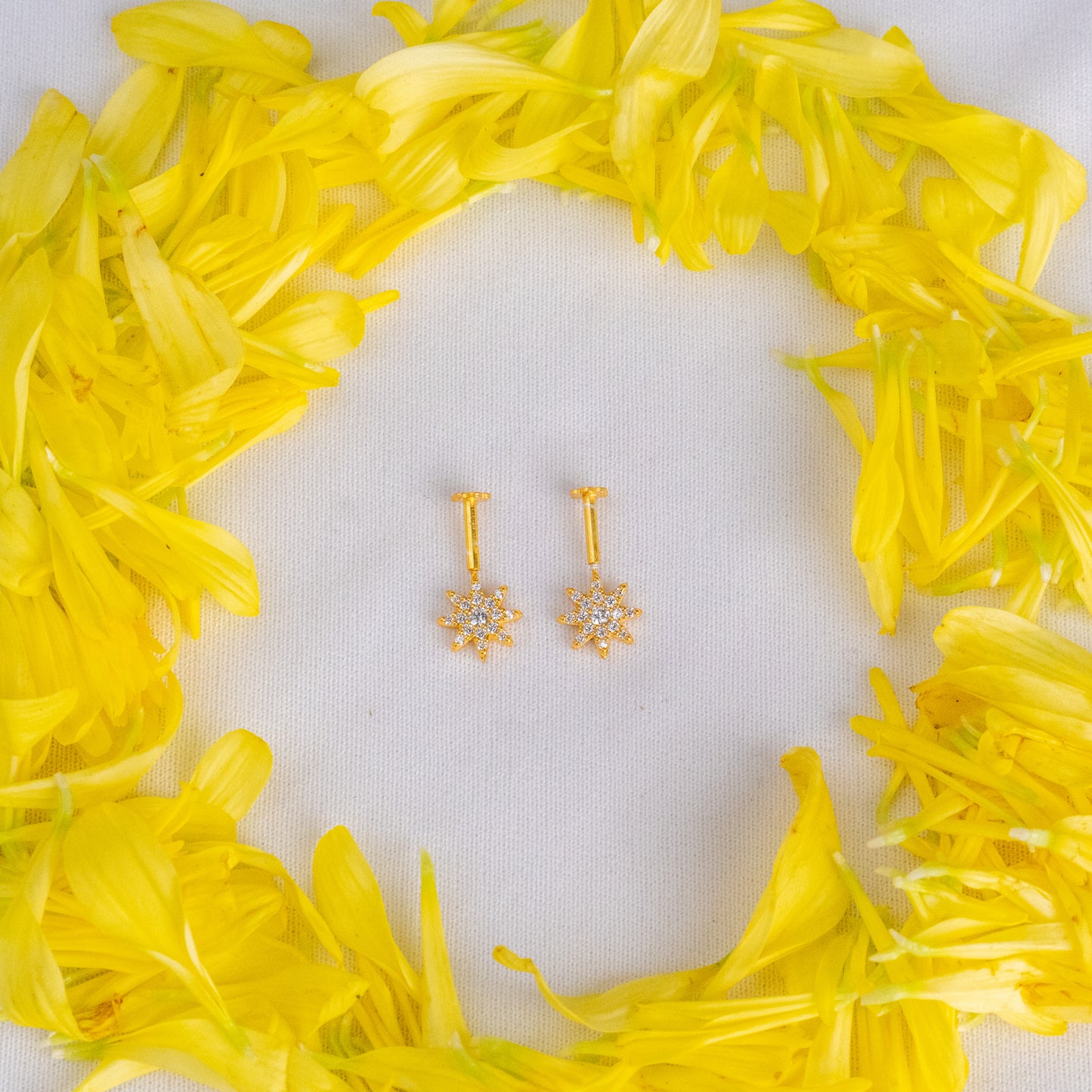 Dia Silver Bugadi Earrings