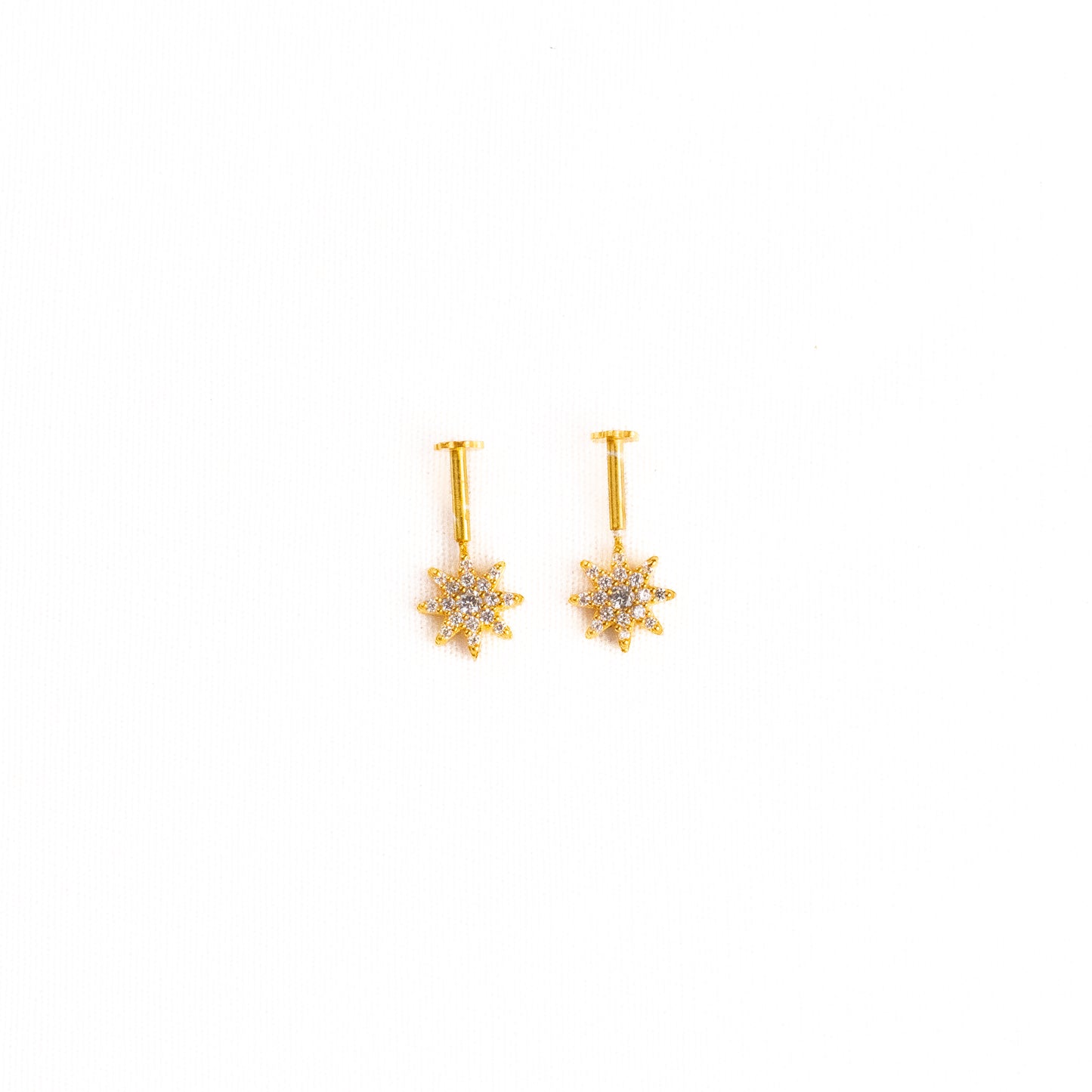 Dia Silver Bugadi Earrings