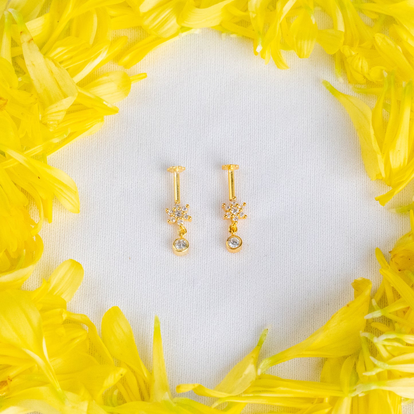 Star Silver Bugadi Earrings