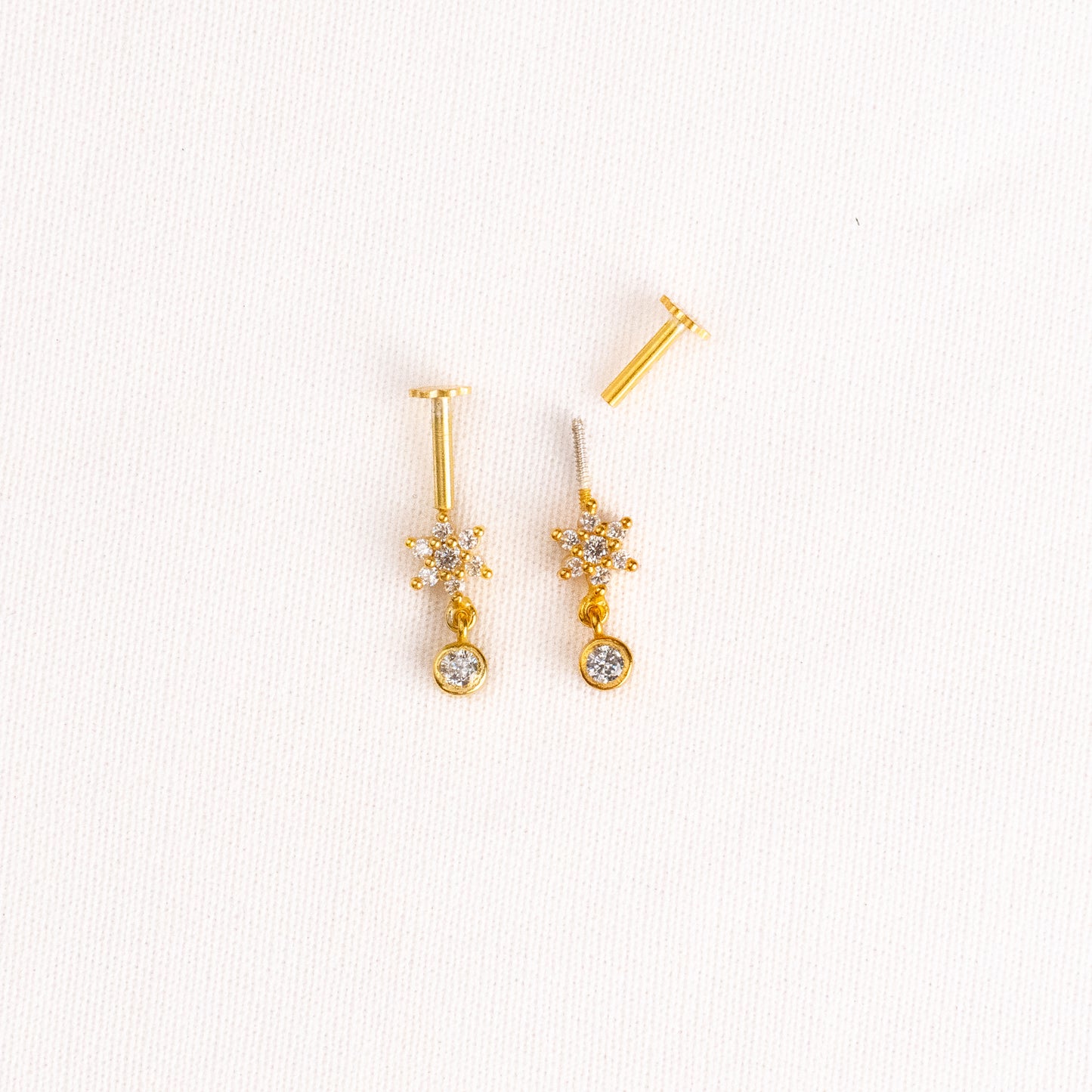 Star Silver Bugadi Earrings