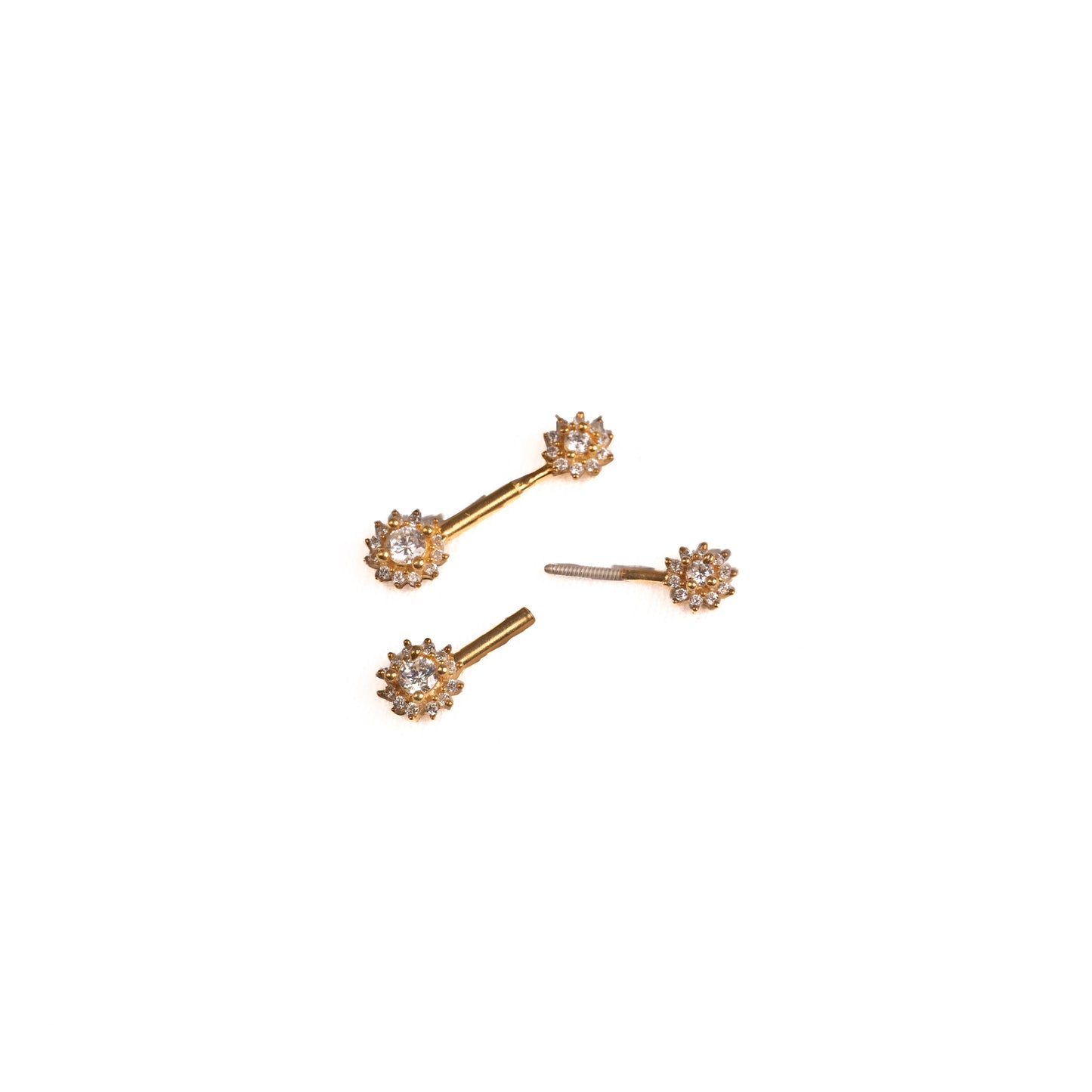 Selvi Silver Bugadi Earrings
