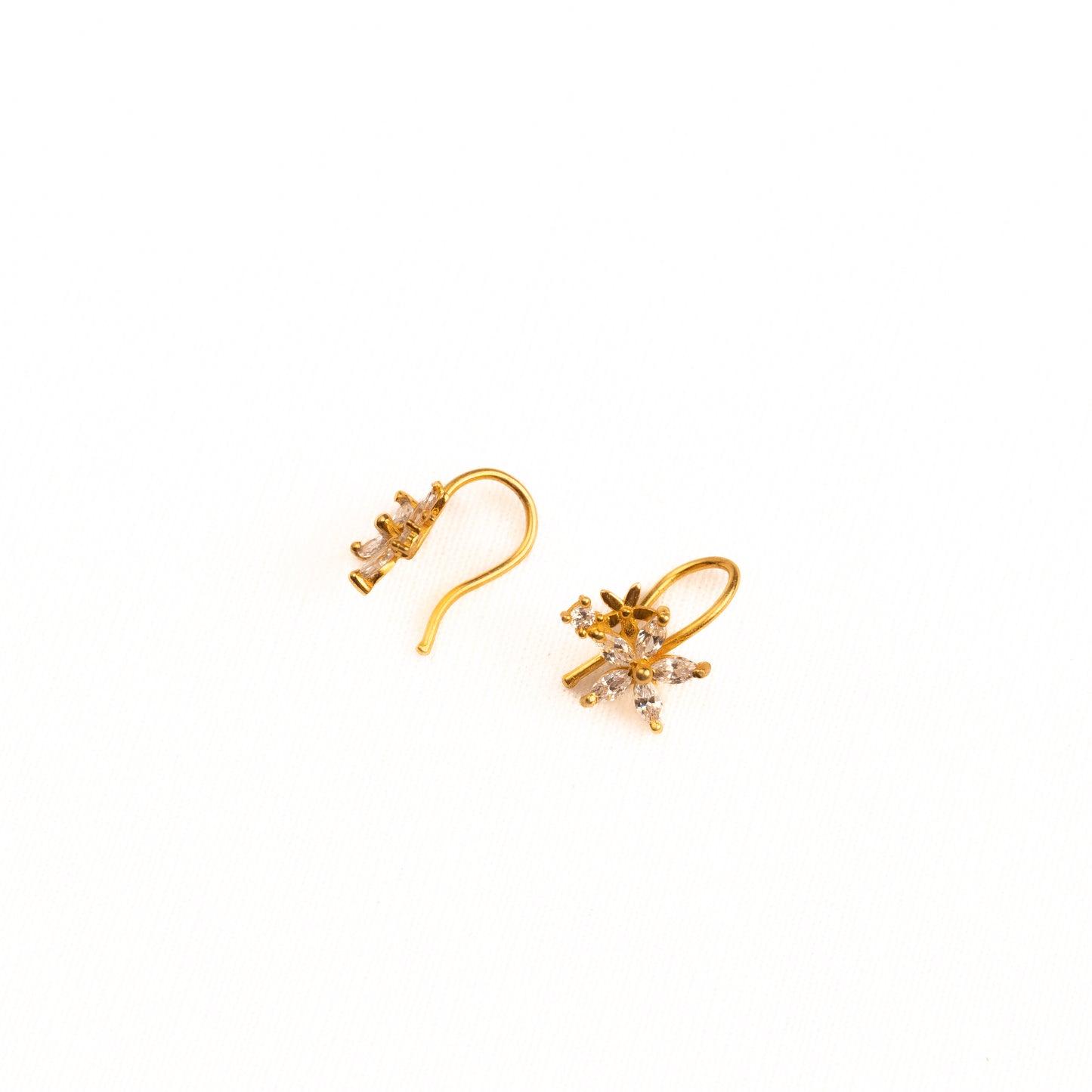 Chola Silver Bugadi Earrings