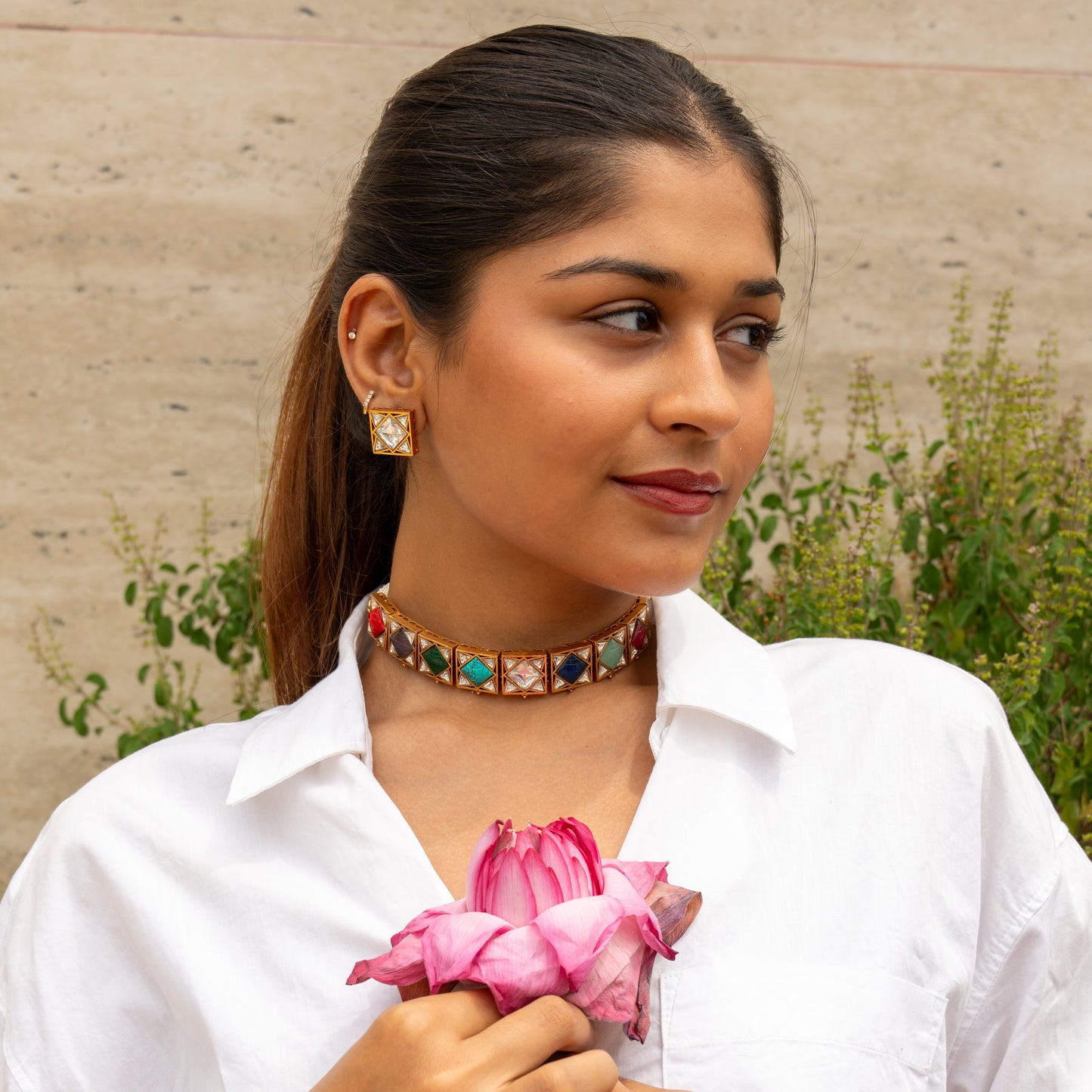 Navratna Choker Set
