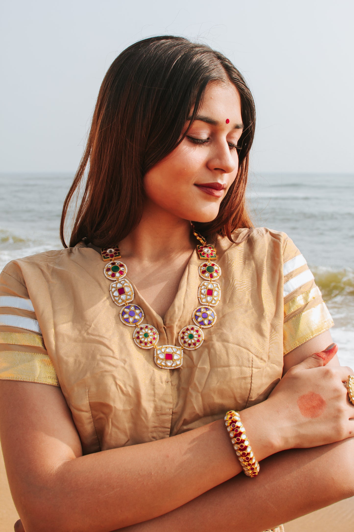 Navratan Necklace
