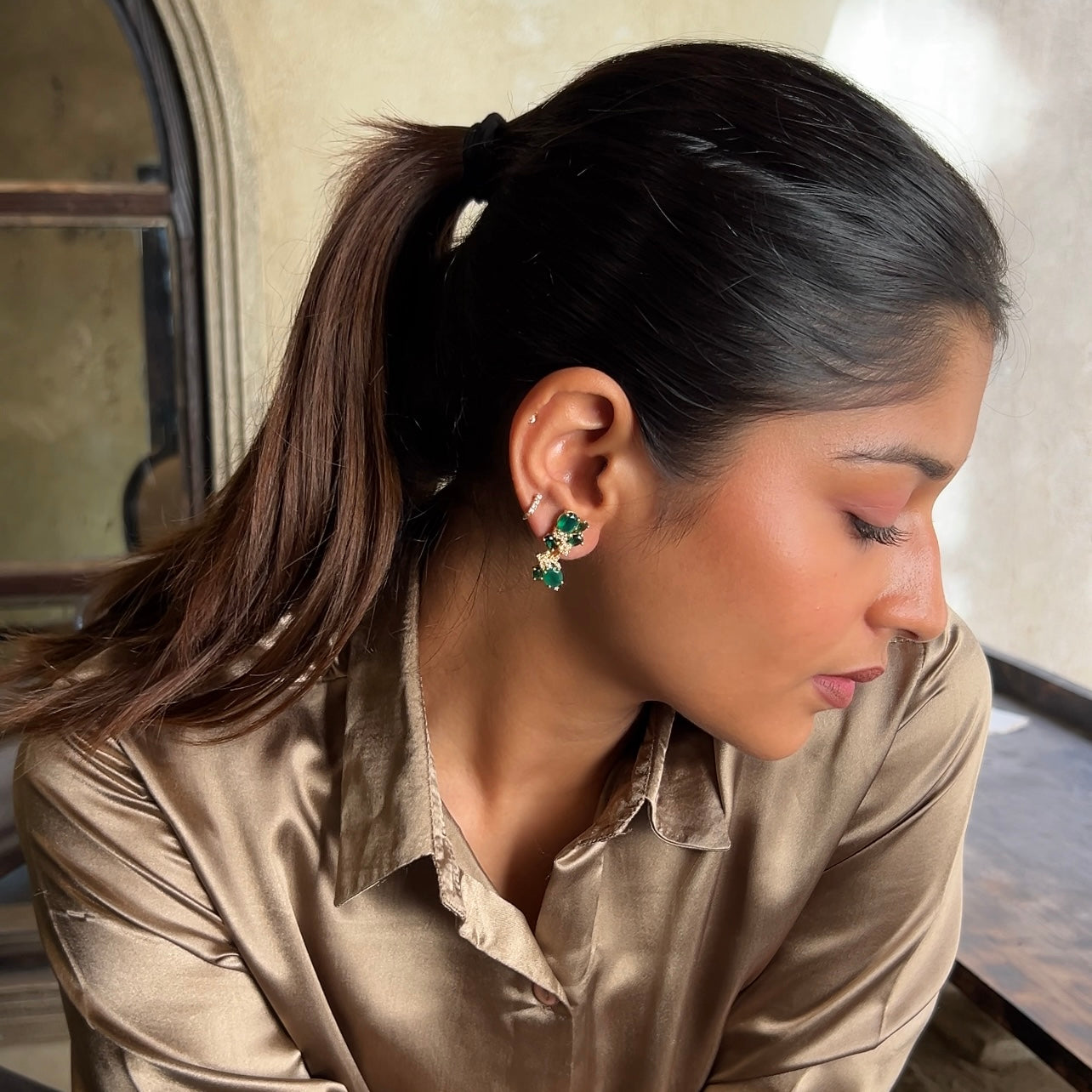 Virya Silver Earring