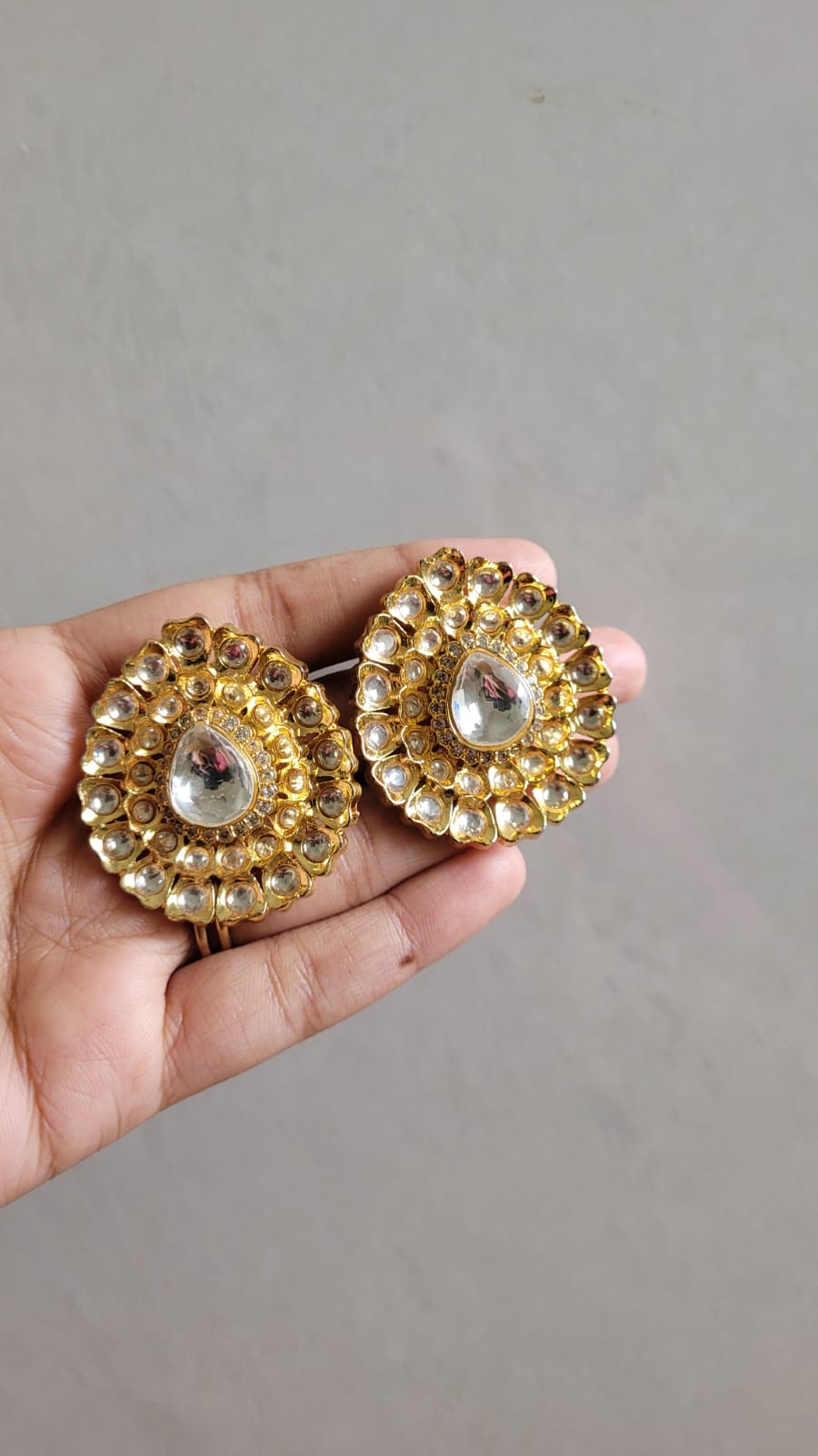 Polki Paan Studs