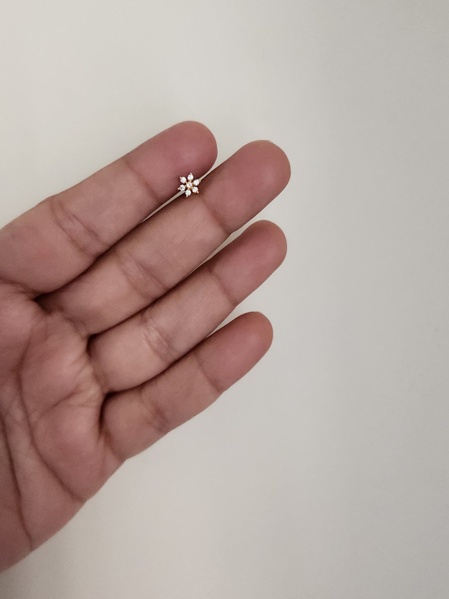 Indu Silver Nosepins