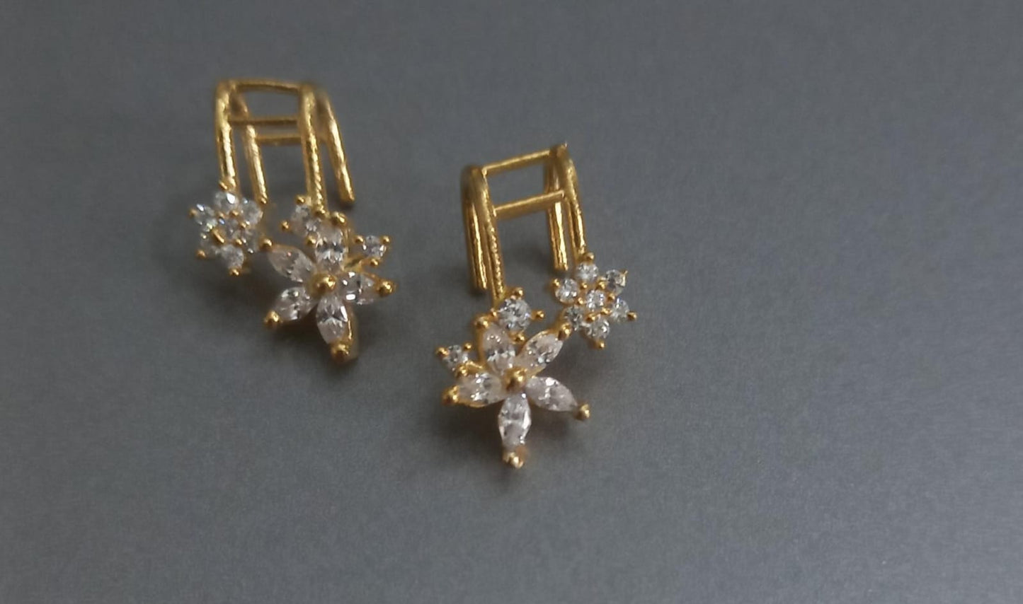 Vayu Silver Bugadi Earrings