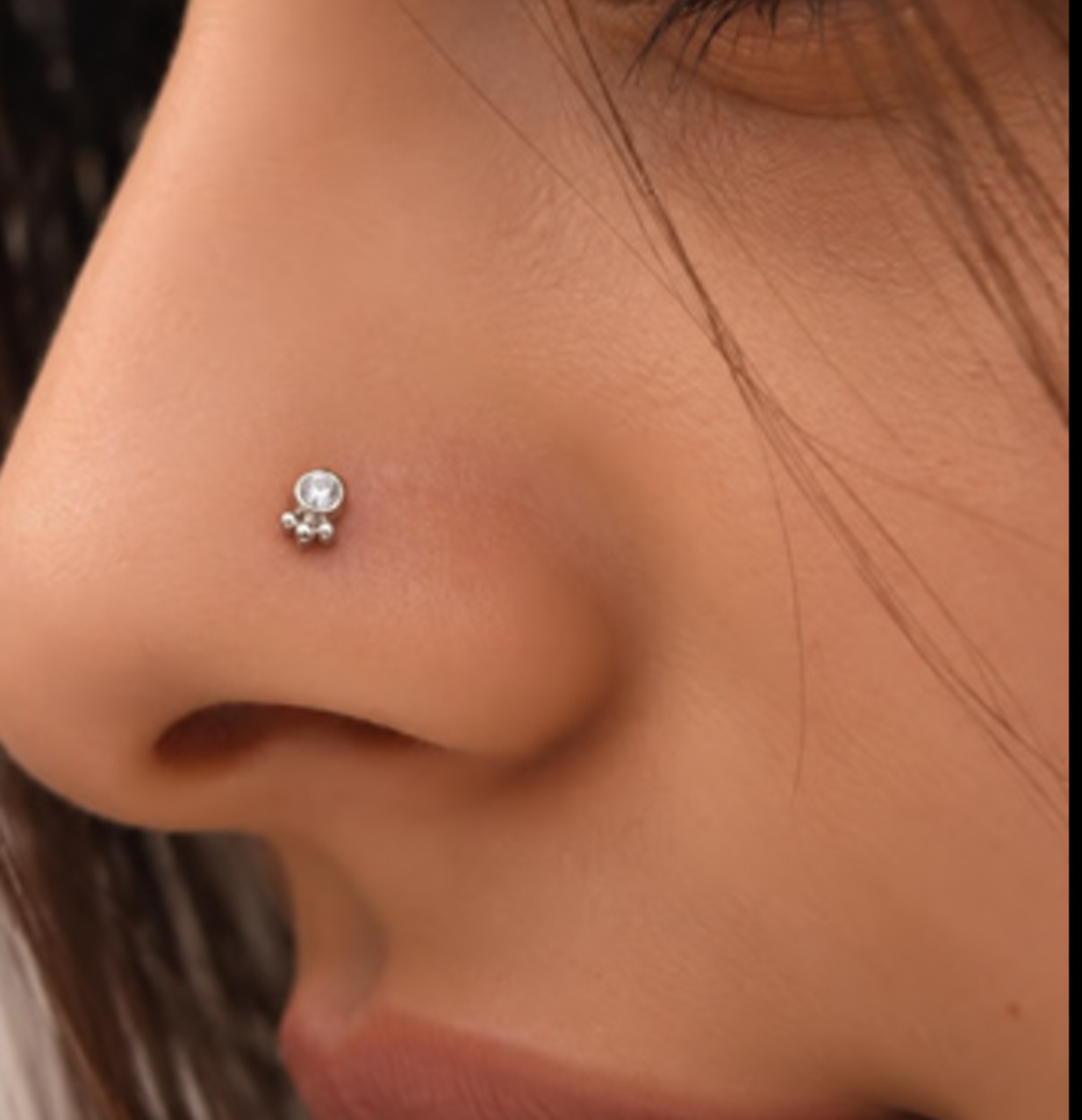 SmallNosepins 925 Silver Nose pin for Women