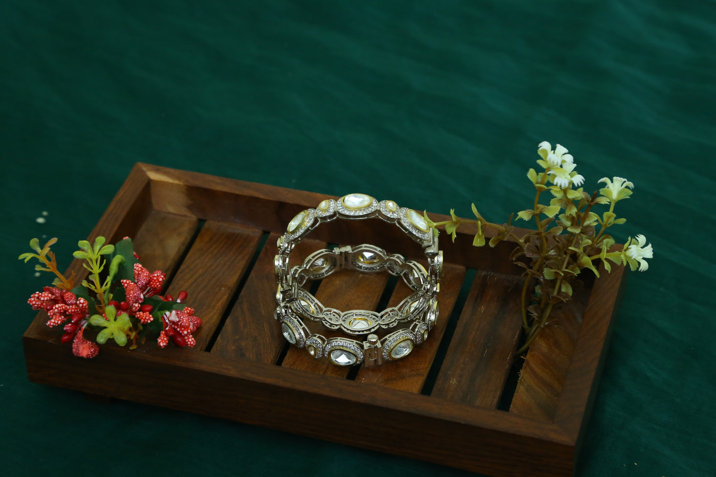 Kaneri Polki Bangles