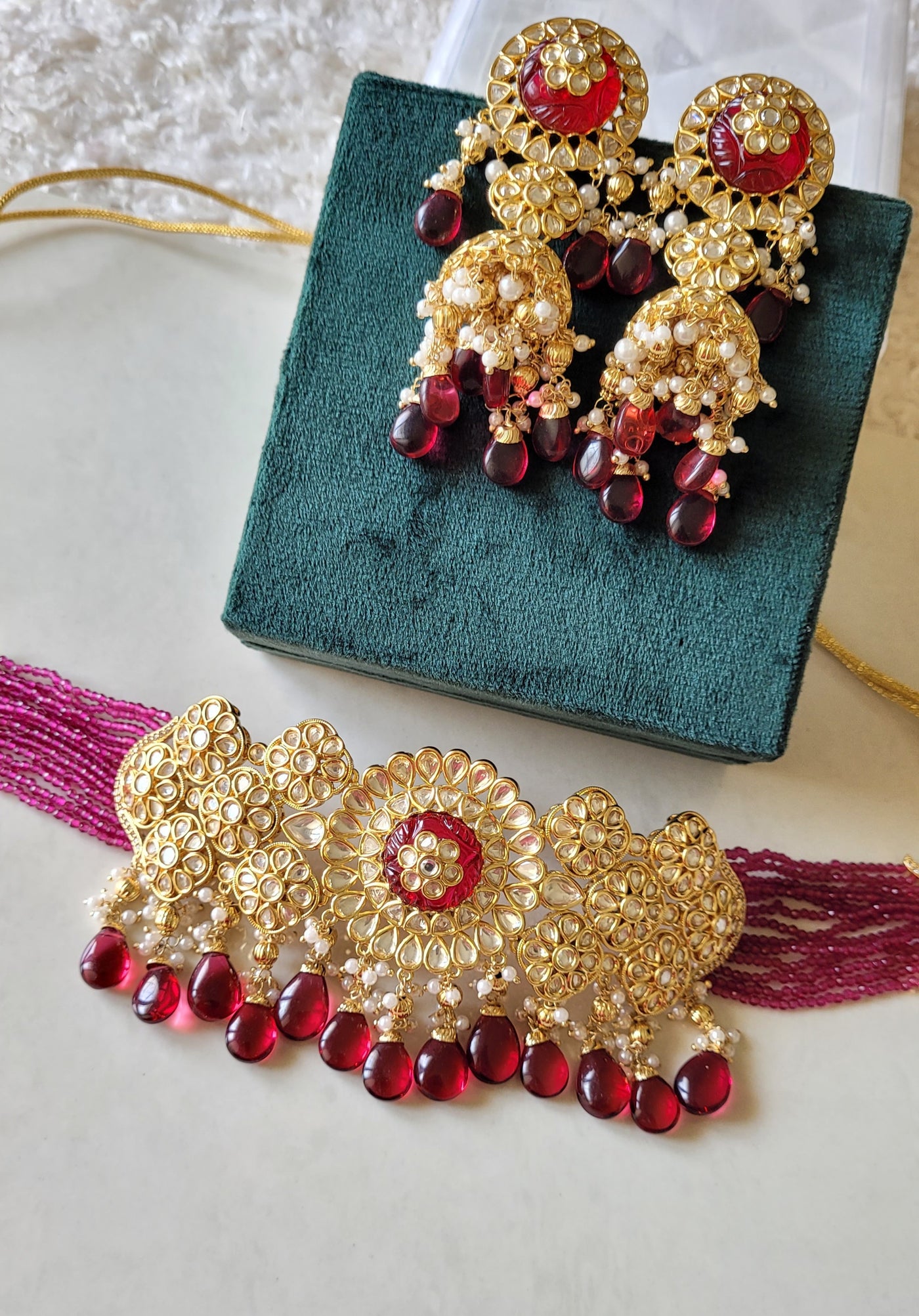 Polki Choker Set