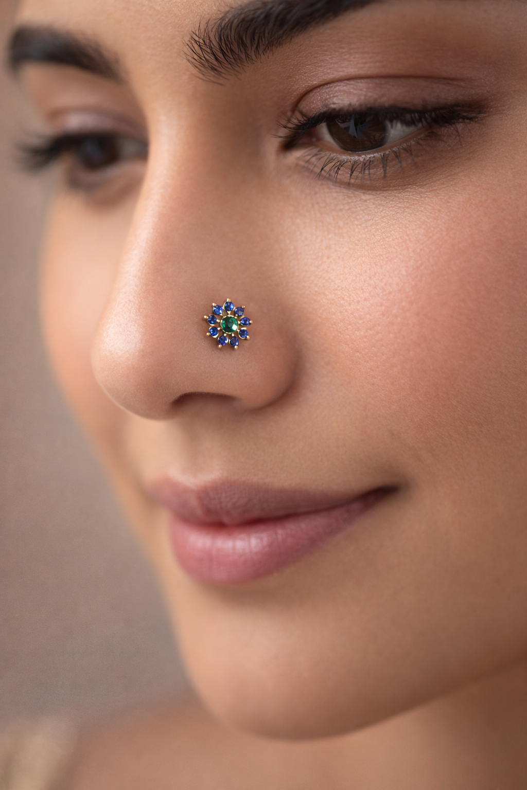 Amour 925 Silver Nose Pin for Women