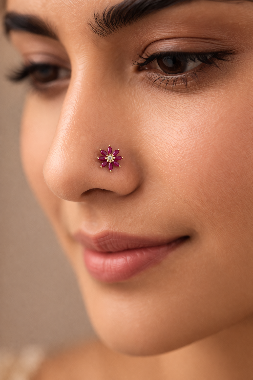 Sage 925 Silver Nose Pin for Women