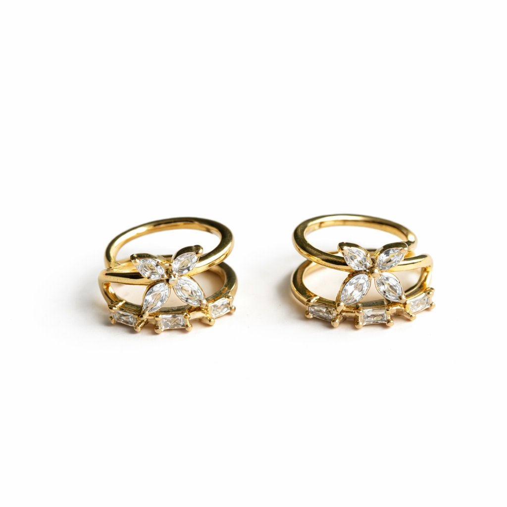 Butterfly Silver Earcuffs