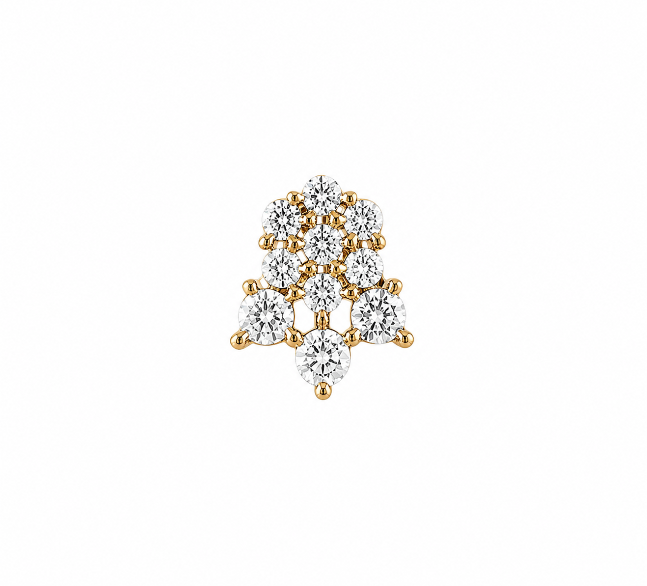 Ved 925 Sterling Silver Nose Pin for Women