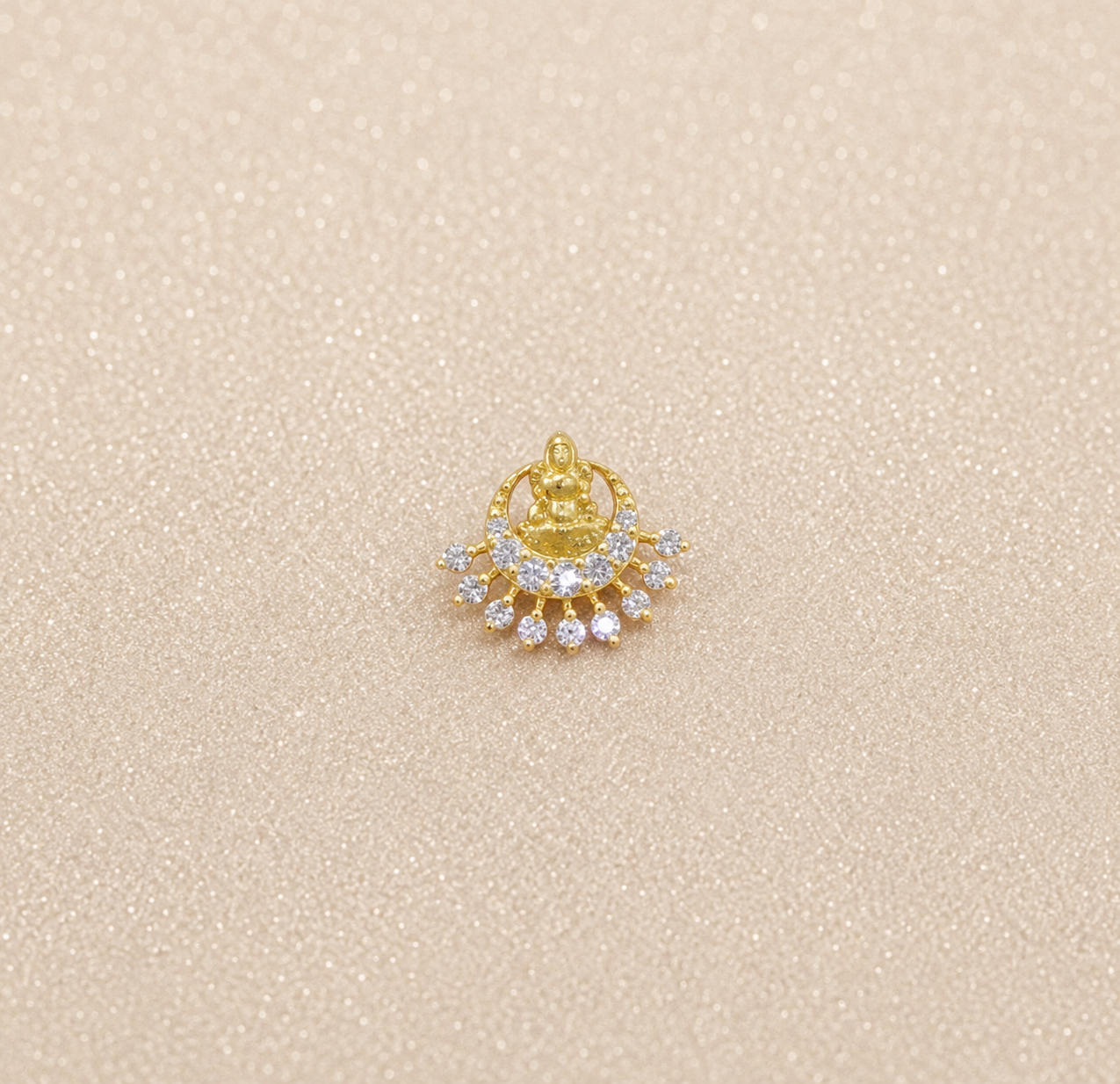 ChandraLakshmi 925 Silver Nose Pin for Women