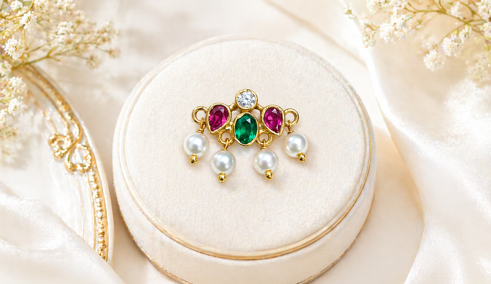 Chitakash Silver Nosepins
