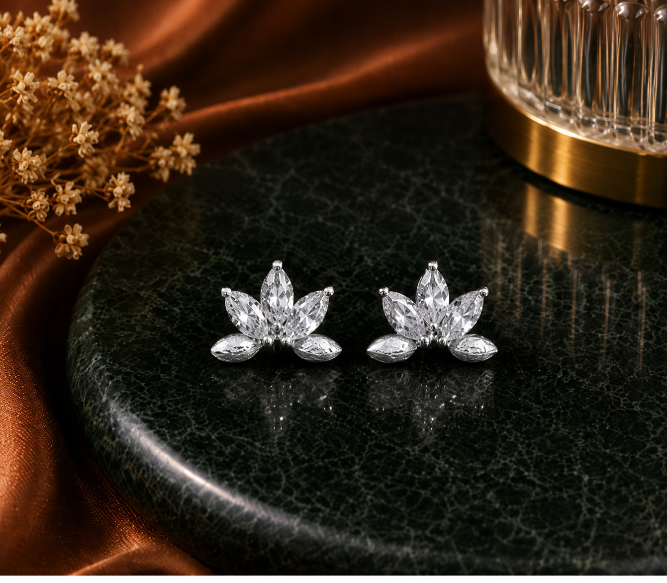 Petaline 925 Silver Studs