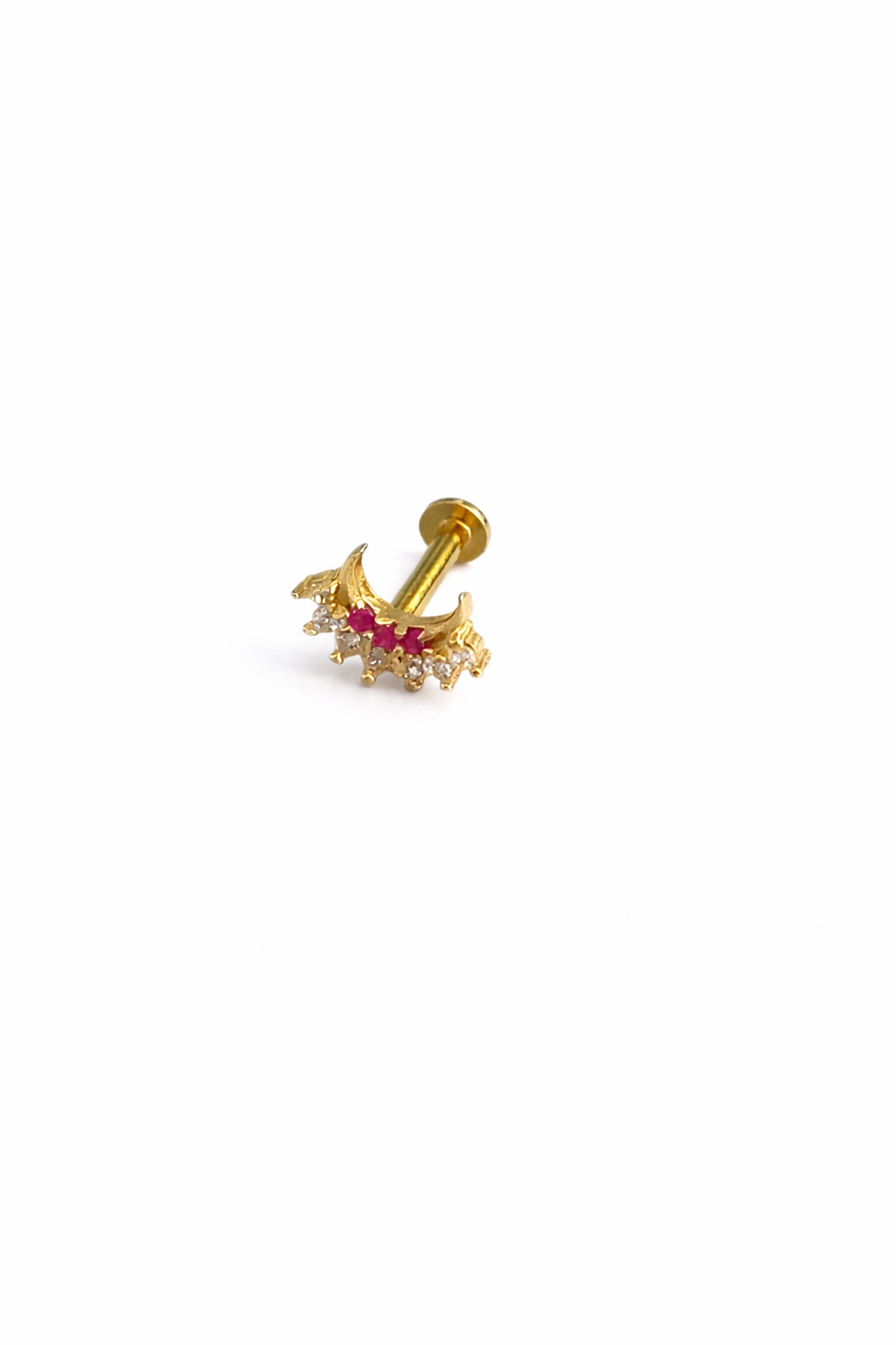 Raga 925 Sterling Silver Nose Pin for Women
