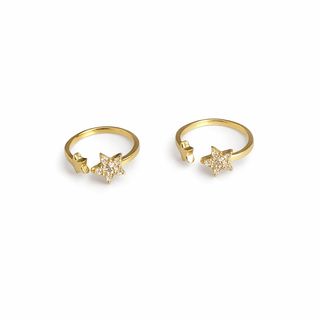 Starry Toe Rings 18