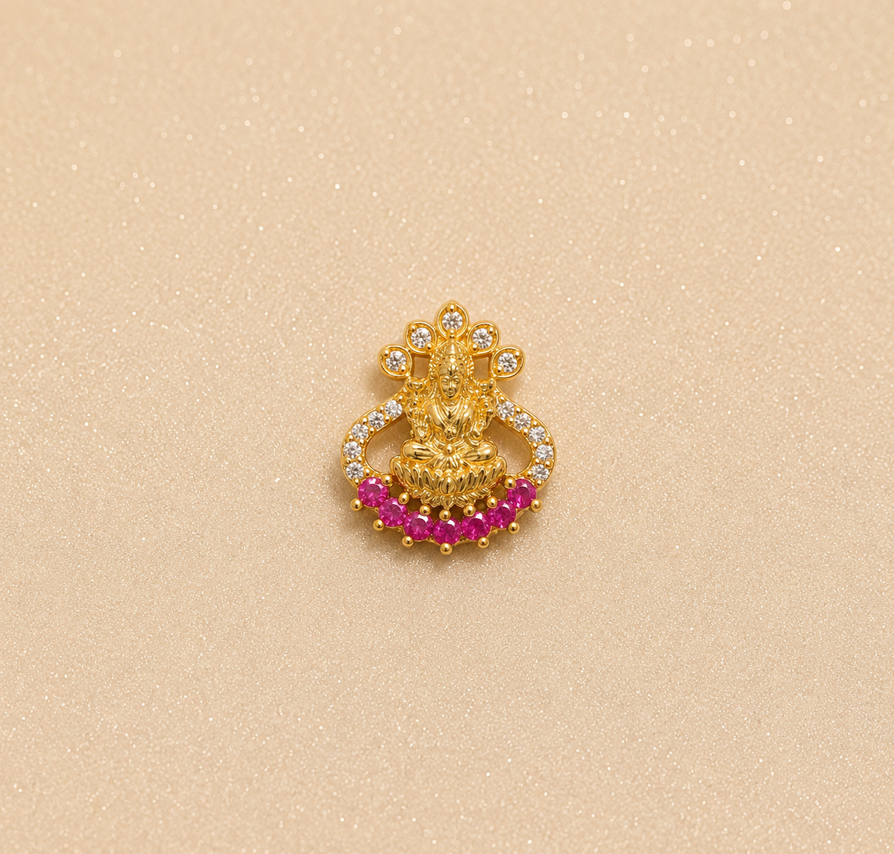 AshtaLakshmi Silver Nose Pin for Women