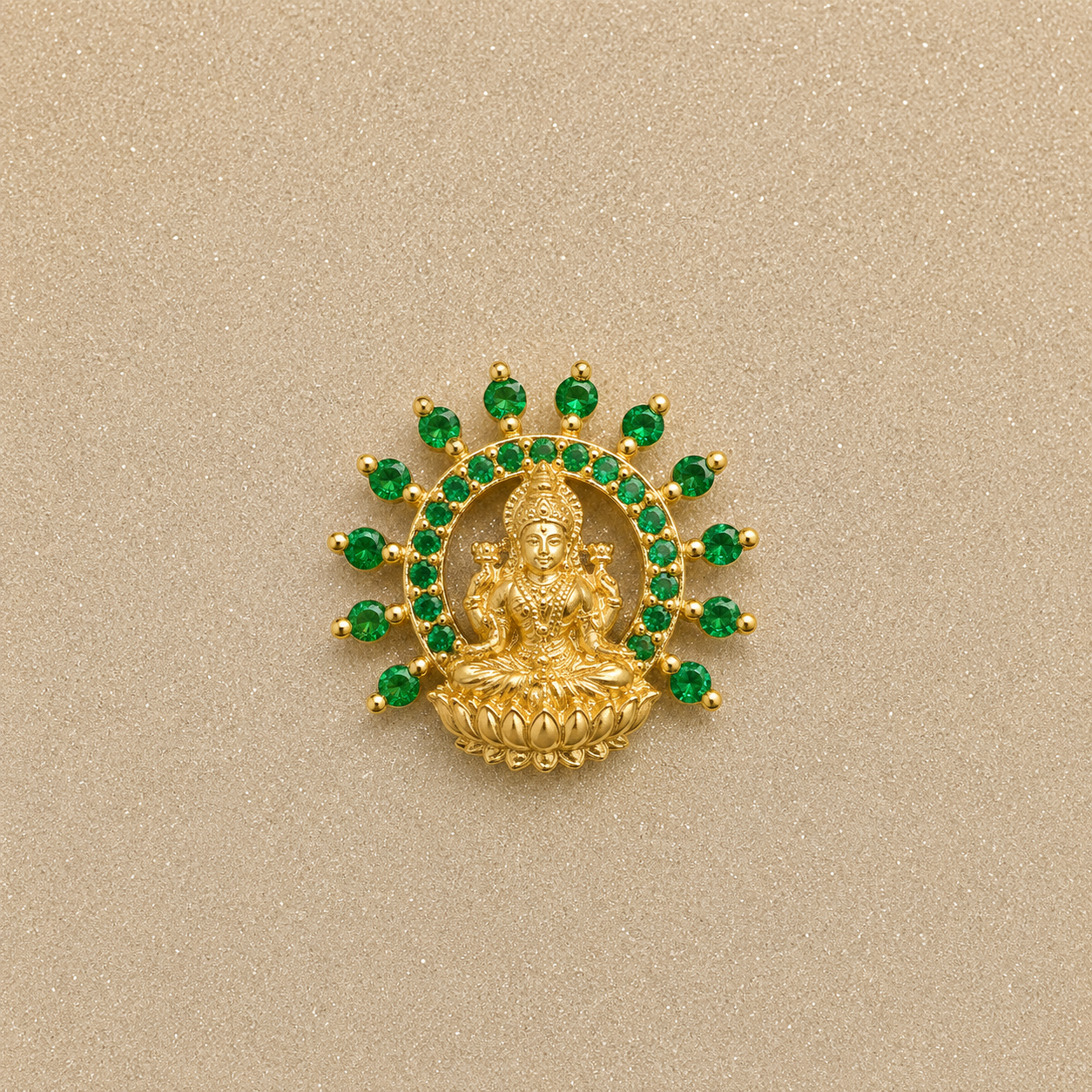 Kamalalakshmi 925 Silver Nose Pin for Women