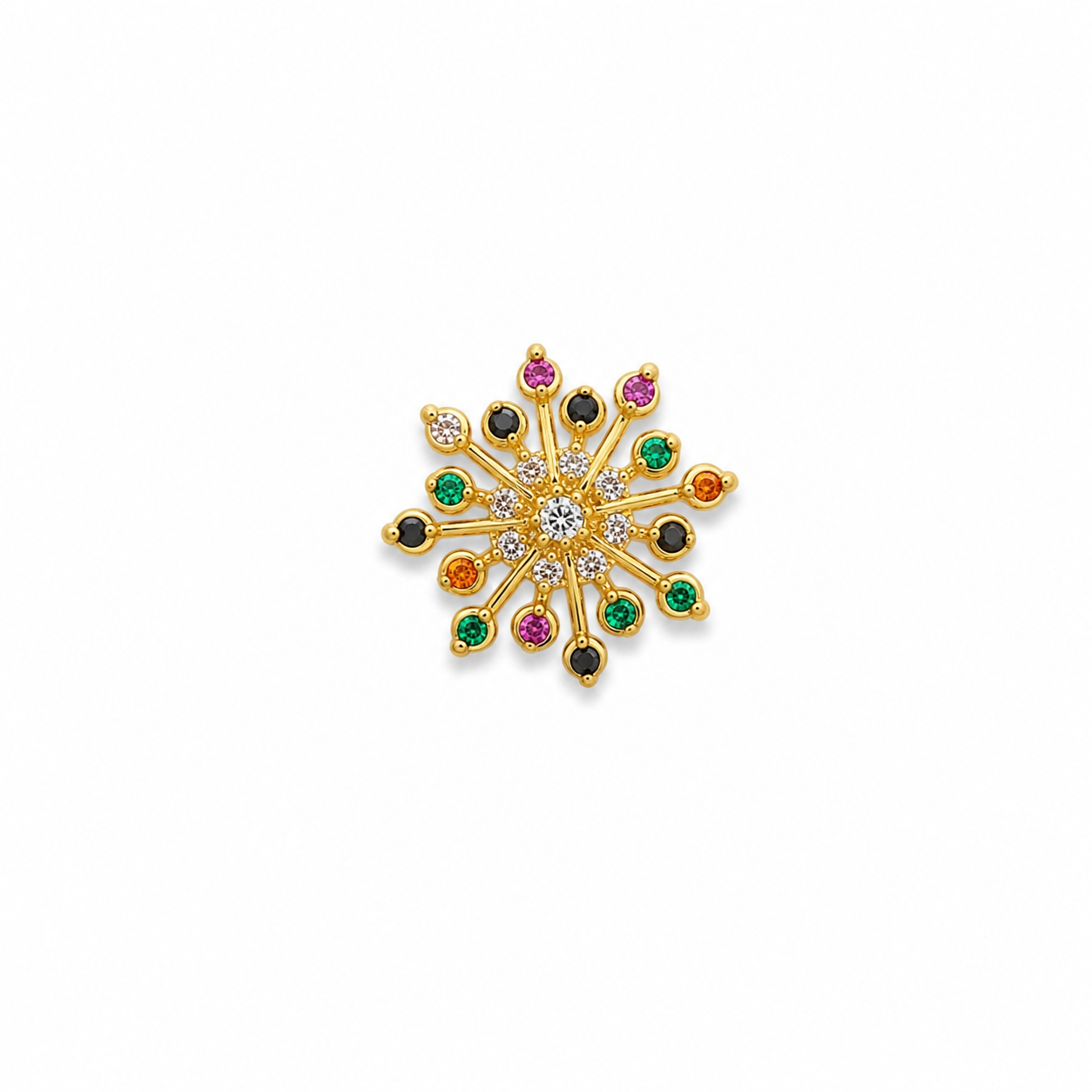 Ayat 925 Silver Nose Pin for Women