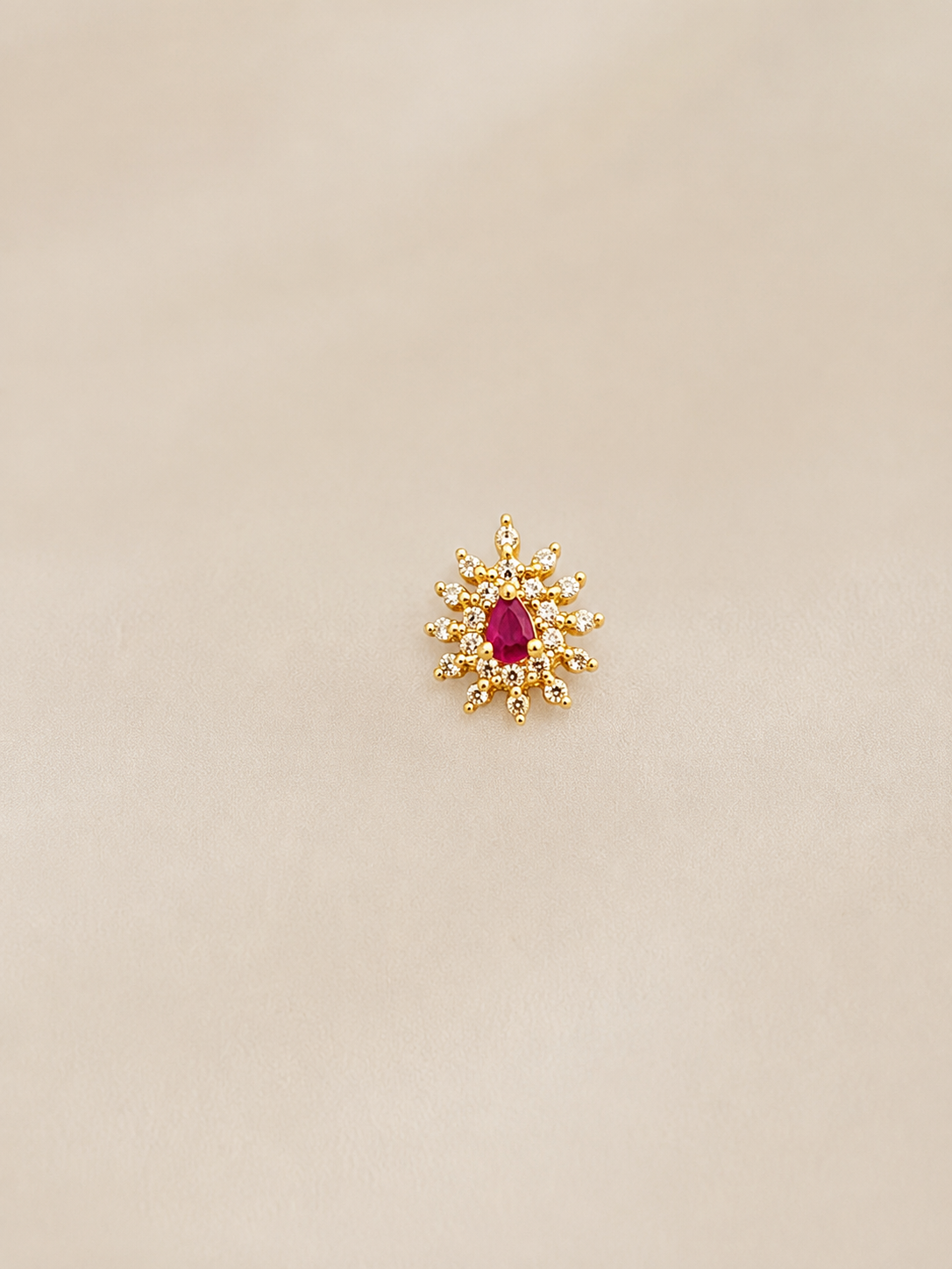 TriDrop 925 Silver Nose Pin for Women