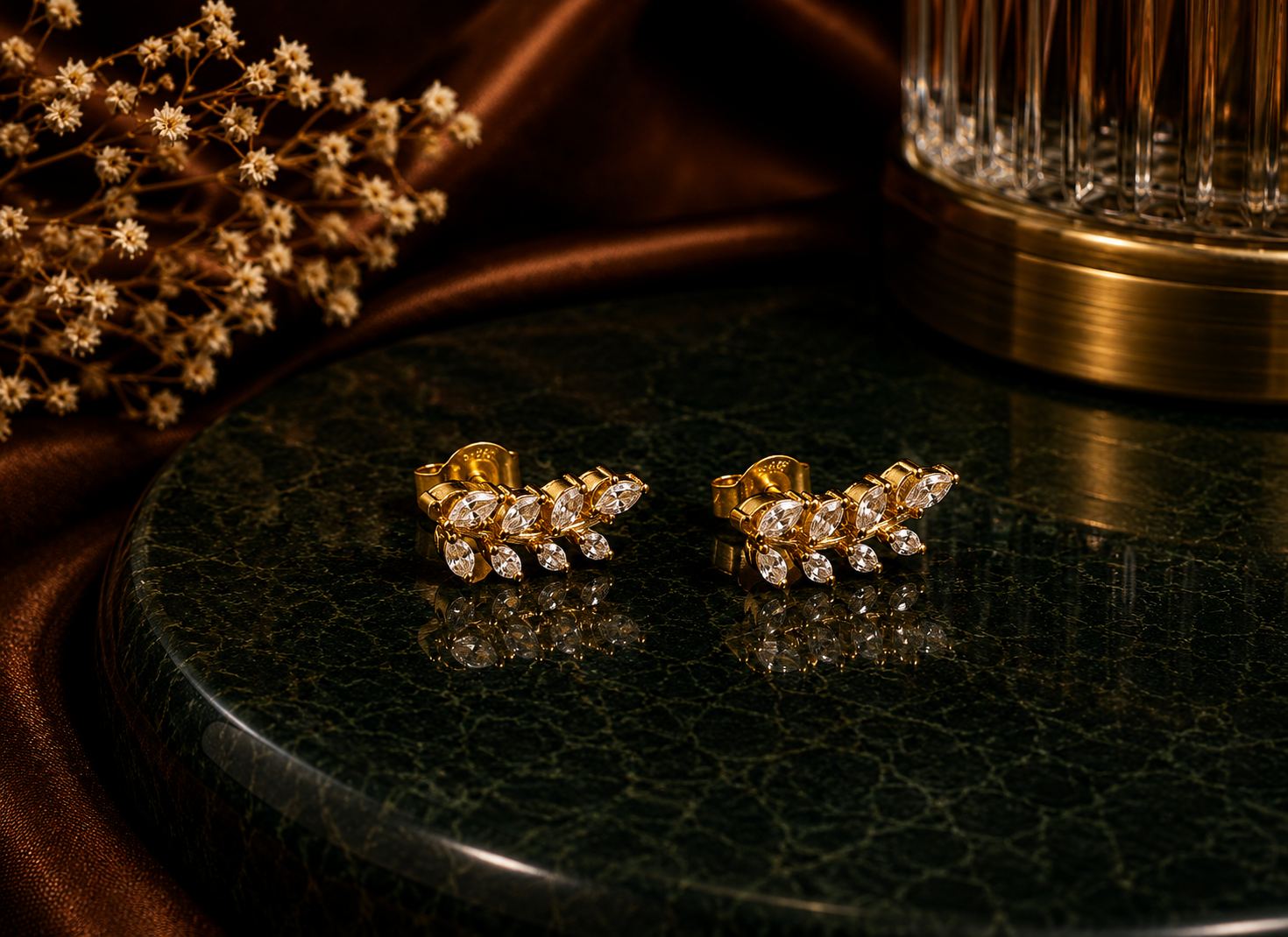 Isha Silver Earrings