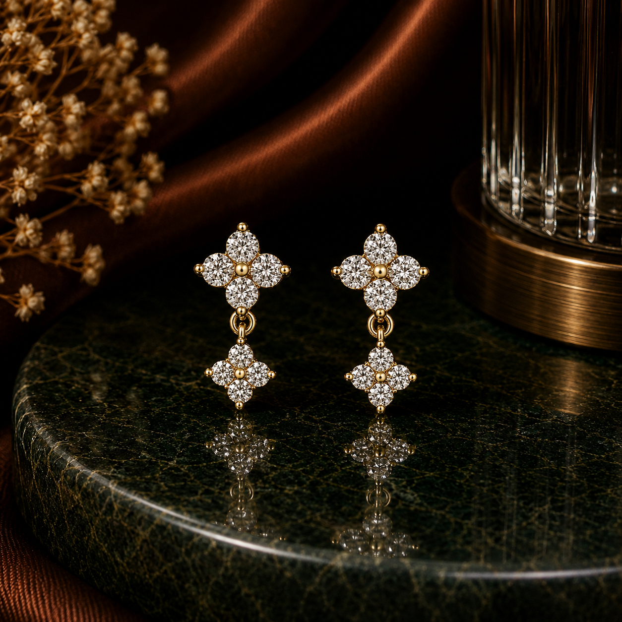 Droppy 925 Silver Studs
