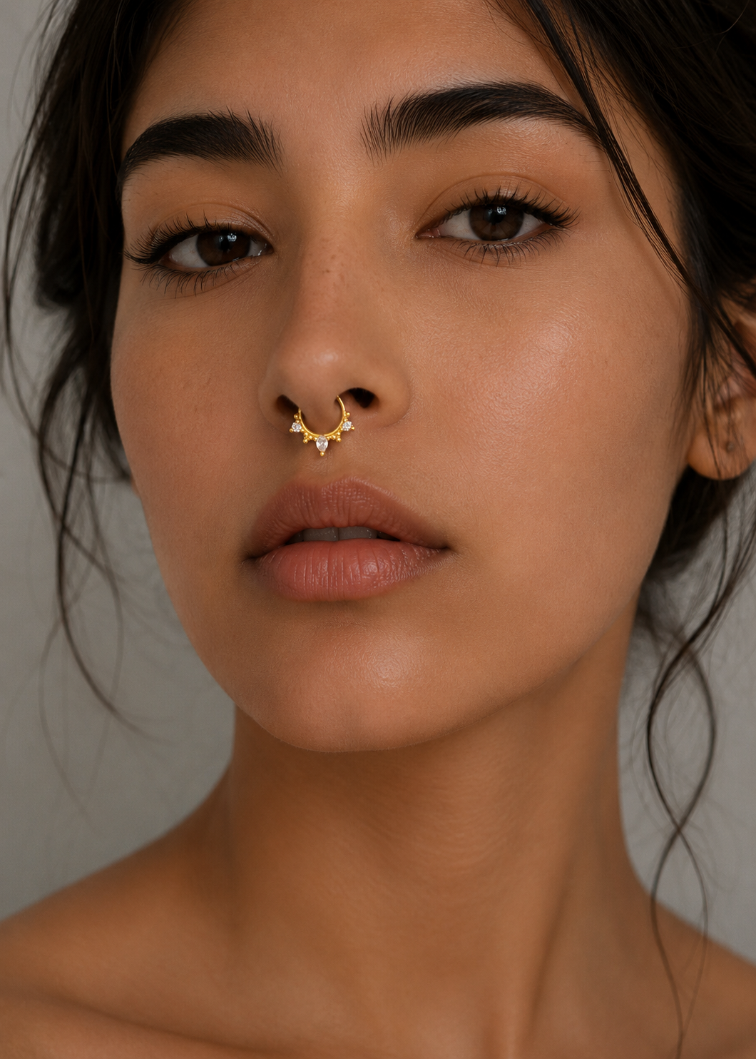 Silver 925 Septum Nose Pin 39