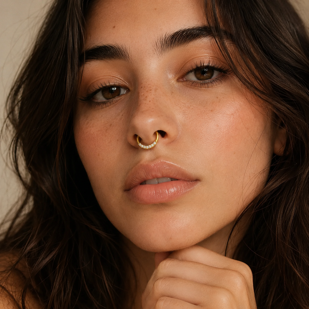 Silver 925 Septum Nose Pin 44