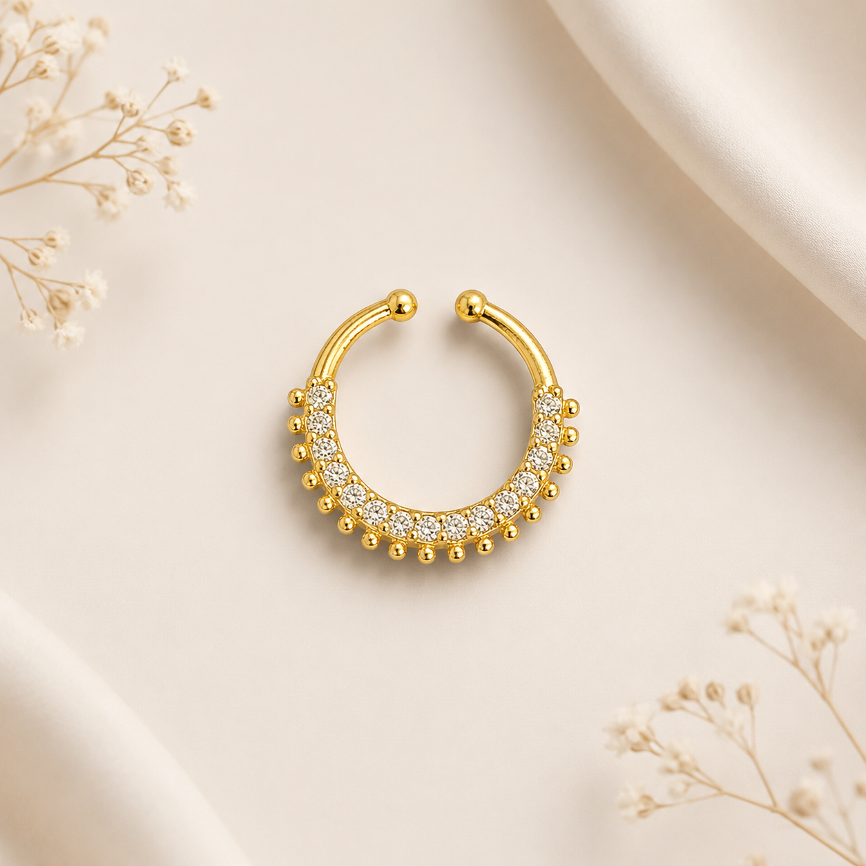 Silver 925 Septum Nose Pin 43