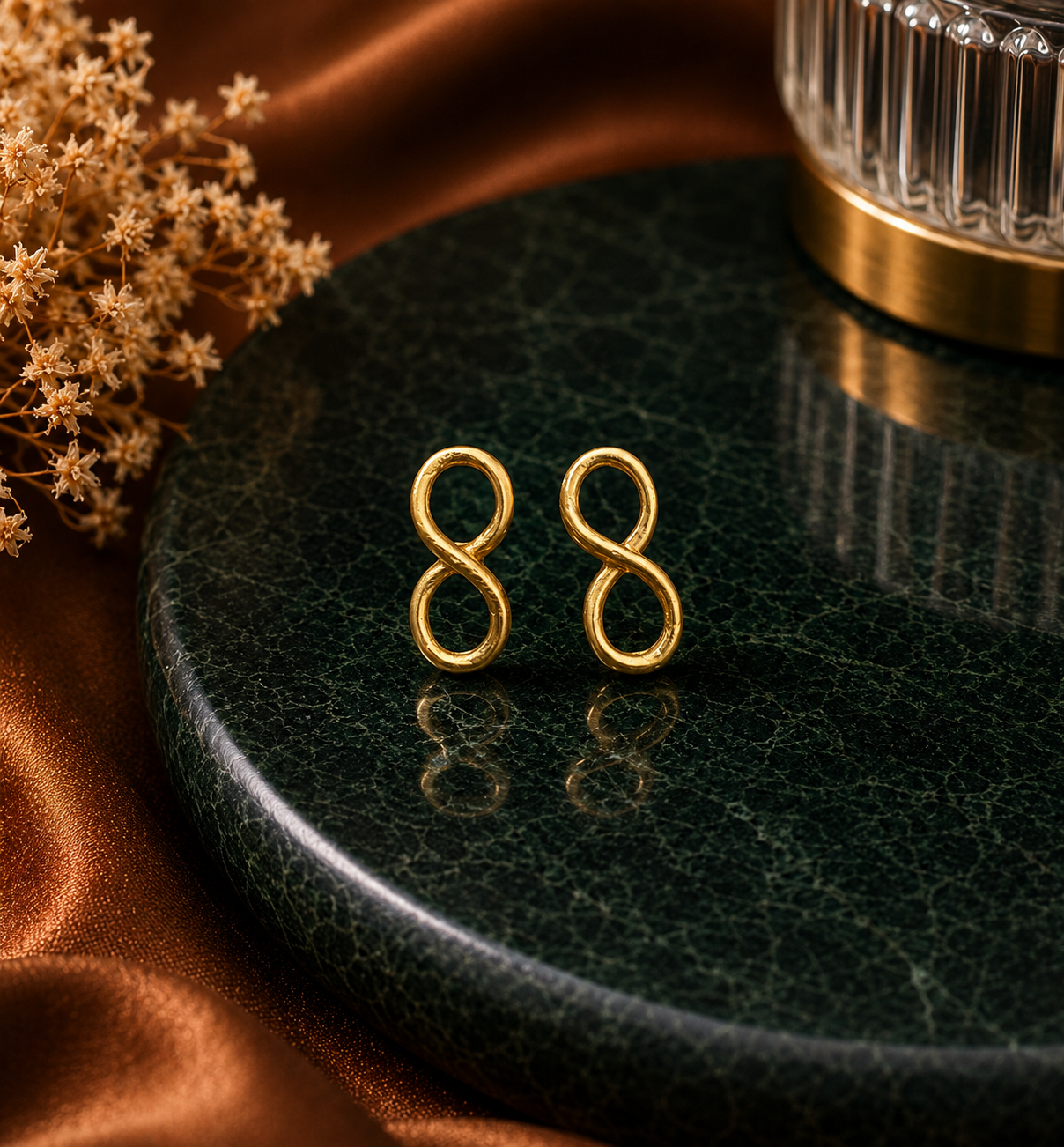 Infinityplain 925 Silver Studs