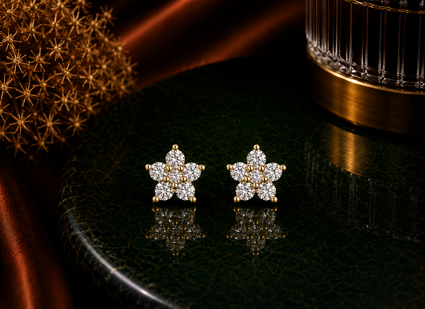 Flower 925 Silver Stud