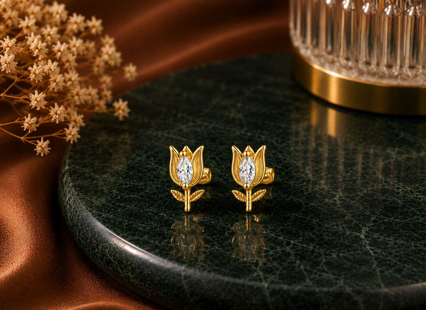 Lotusie 925 Silver Studs