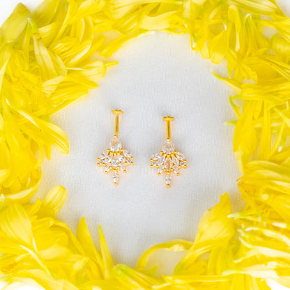Rooh Silver Bugadi Earrings