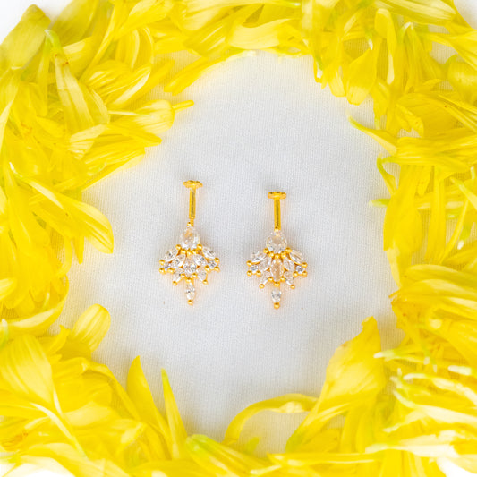 Rooh Silver Bugadi Earrings