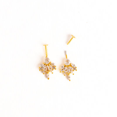 Rooh Silver Bugadi Earrings