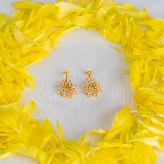 Nura  Silver Bugadi Earrings
