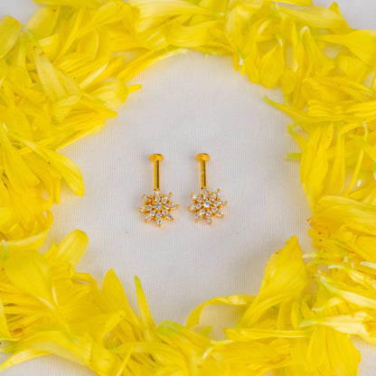 Tiva Silver Bugadi Earrings