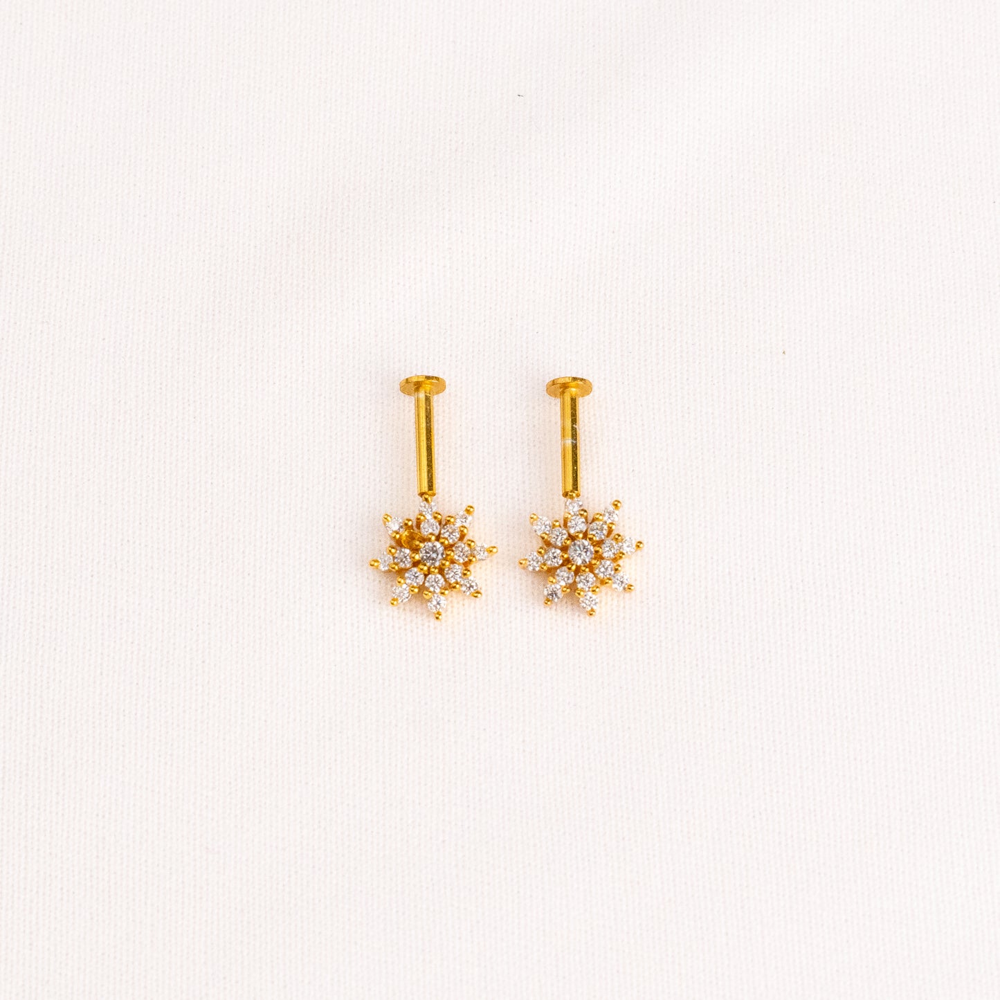 Tiva Silver Bugadi Earrings