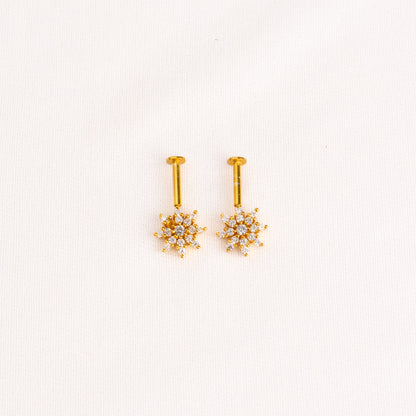 Tiva Silver Bugadi Earrings