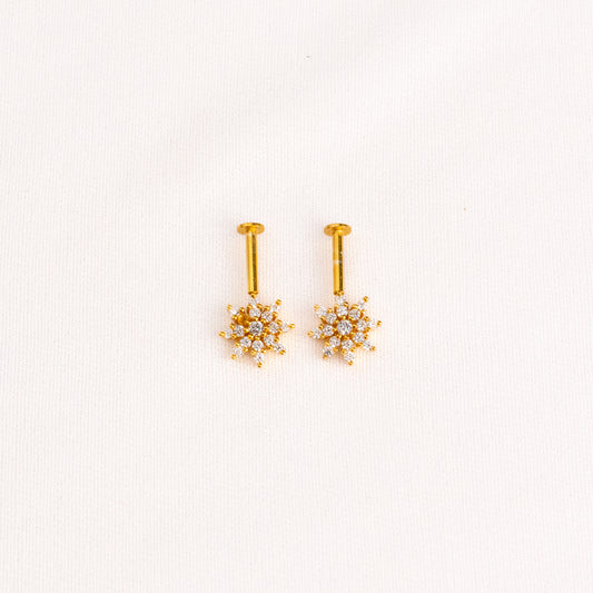 Tiva Silver Bugadi Earrings