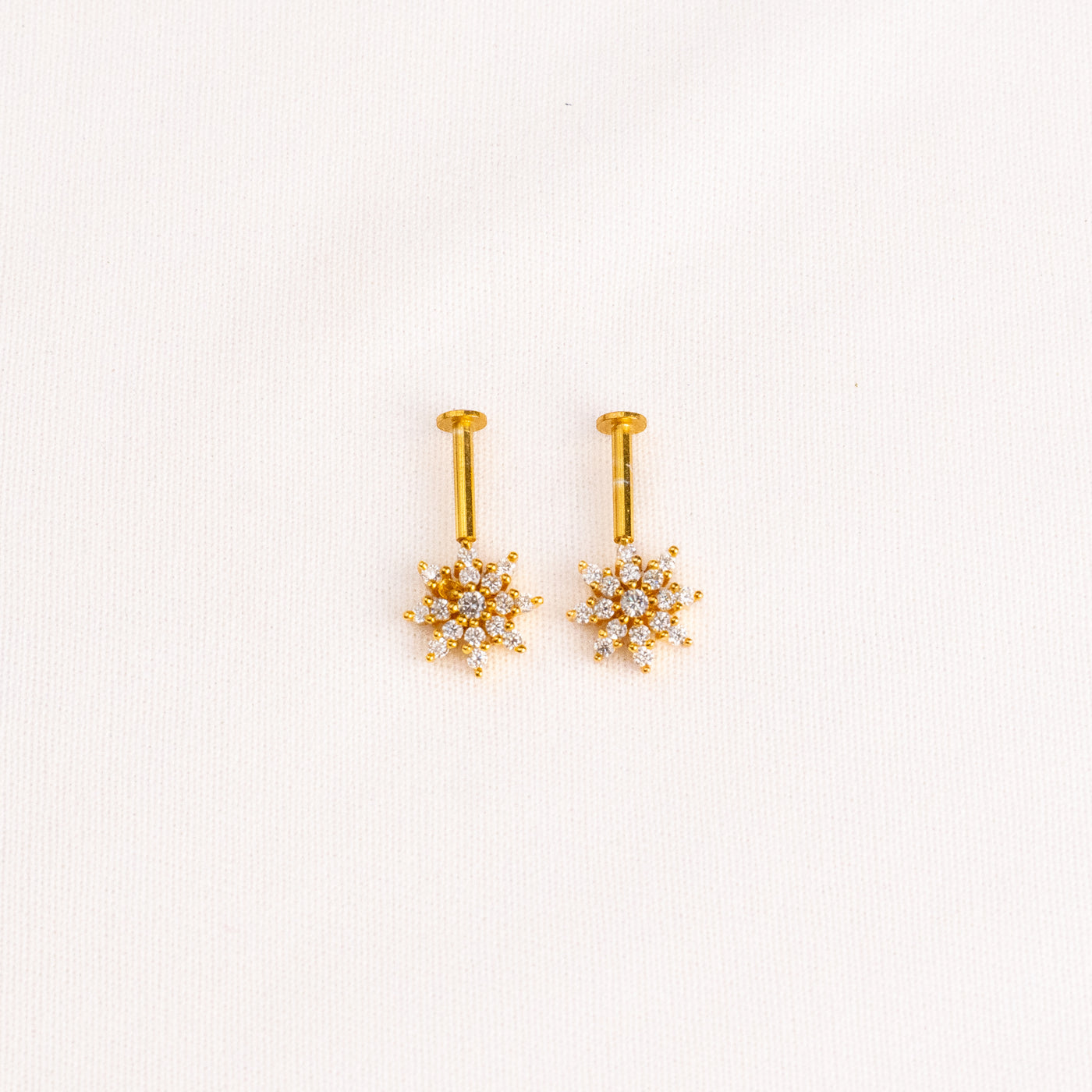 Tiva Silver Bugadi Earrings