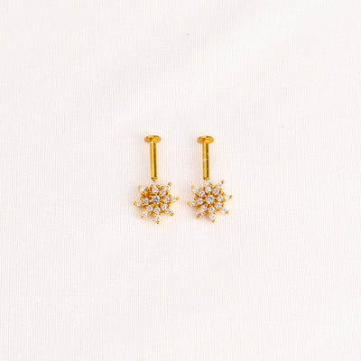 Tiva Silver Bugadi Earrings
