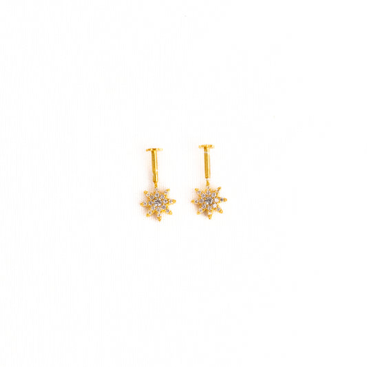 Dia Silver Bugadi Earrings