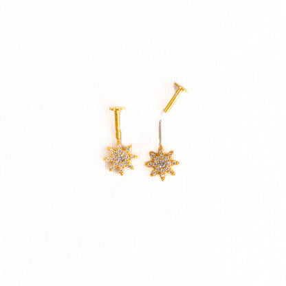 Dia Silver Bugadi Earrings
