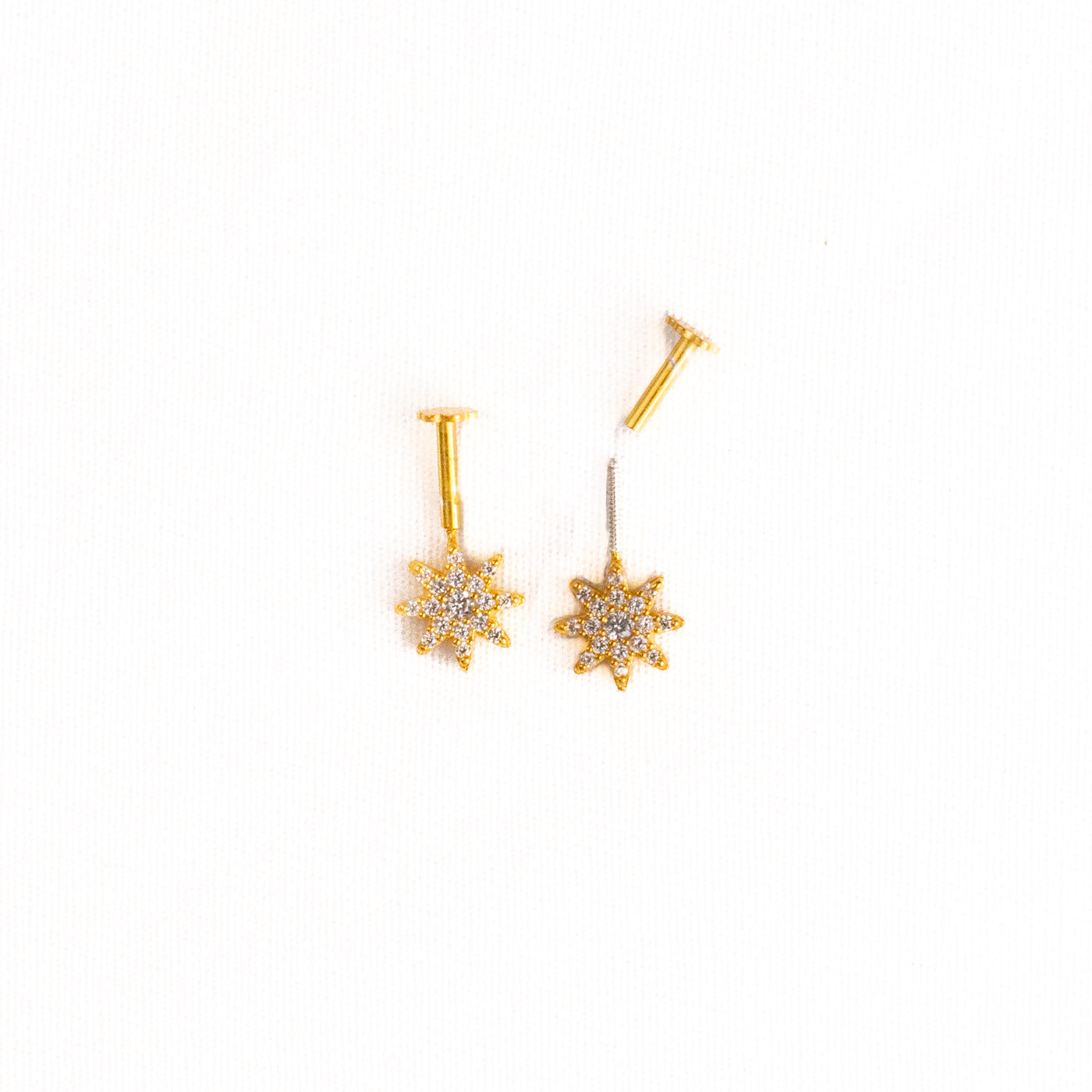 Dia Silver Bugadi Earrings